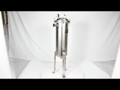 Tratamiento de agua 12 carcasa de filtro de bolsas múltiples de acero inoxidable carcasa de filtro de bolsas múltiples para pinturas/líquidos